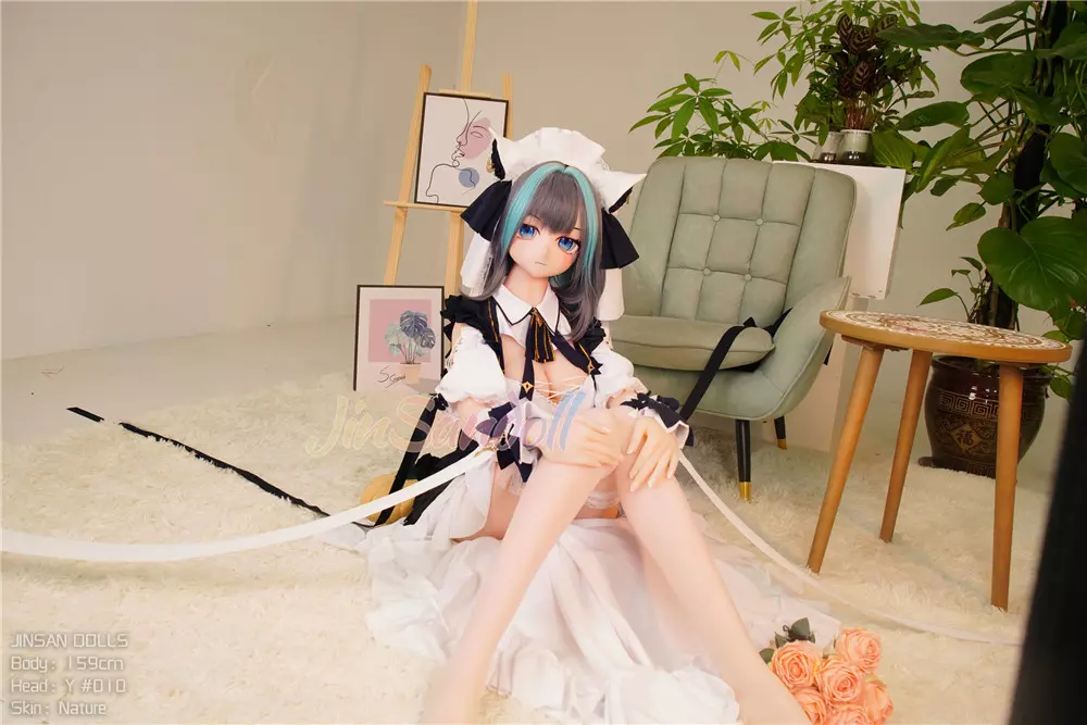 WM S-TPE 159cm (5ft2) Anime TPE Sex Doll with PVC Head #Y010